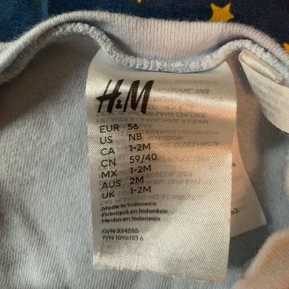 H&M Blueberry Baby Footie - Picture 4 of 4